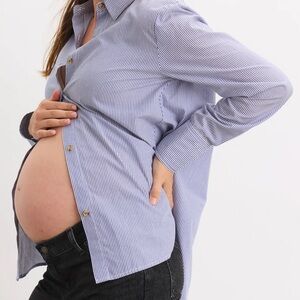 Hatch The Classic Buttondown Navy/White Microstripe